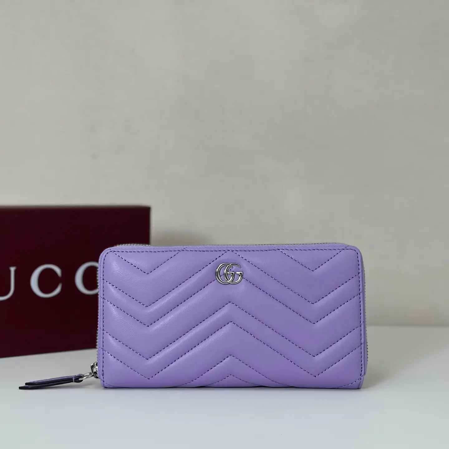 Gucci Quilted Zip Around Wallet image 1