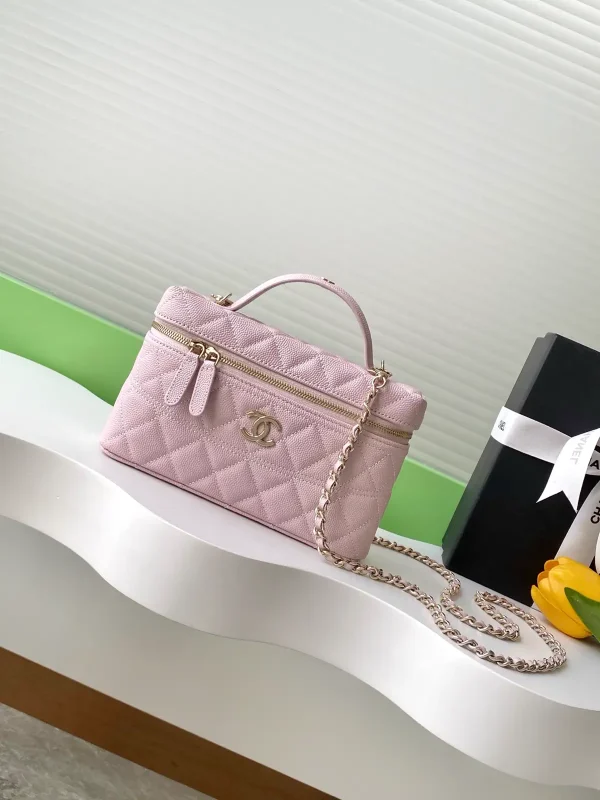 Chanel Quilted Top Handle Vanity Bag image 1