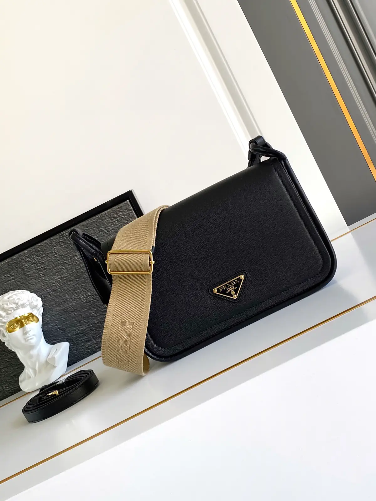 Prada Crossbody Bag with Dual Shoulder Straps image 1