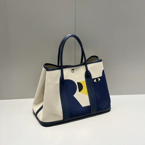 Hermès Garden Party Painted Graffiti Tote Bag image 1