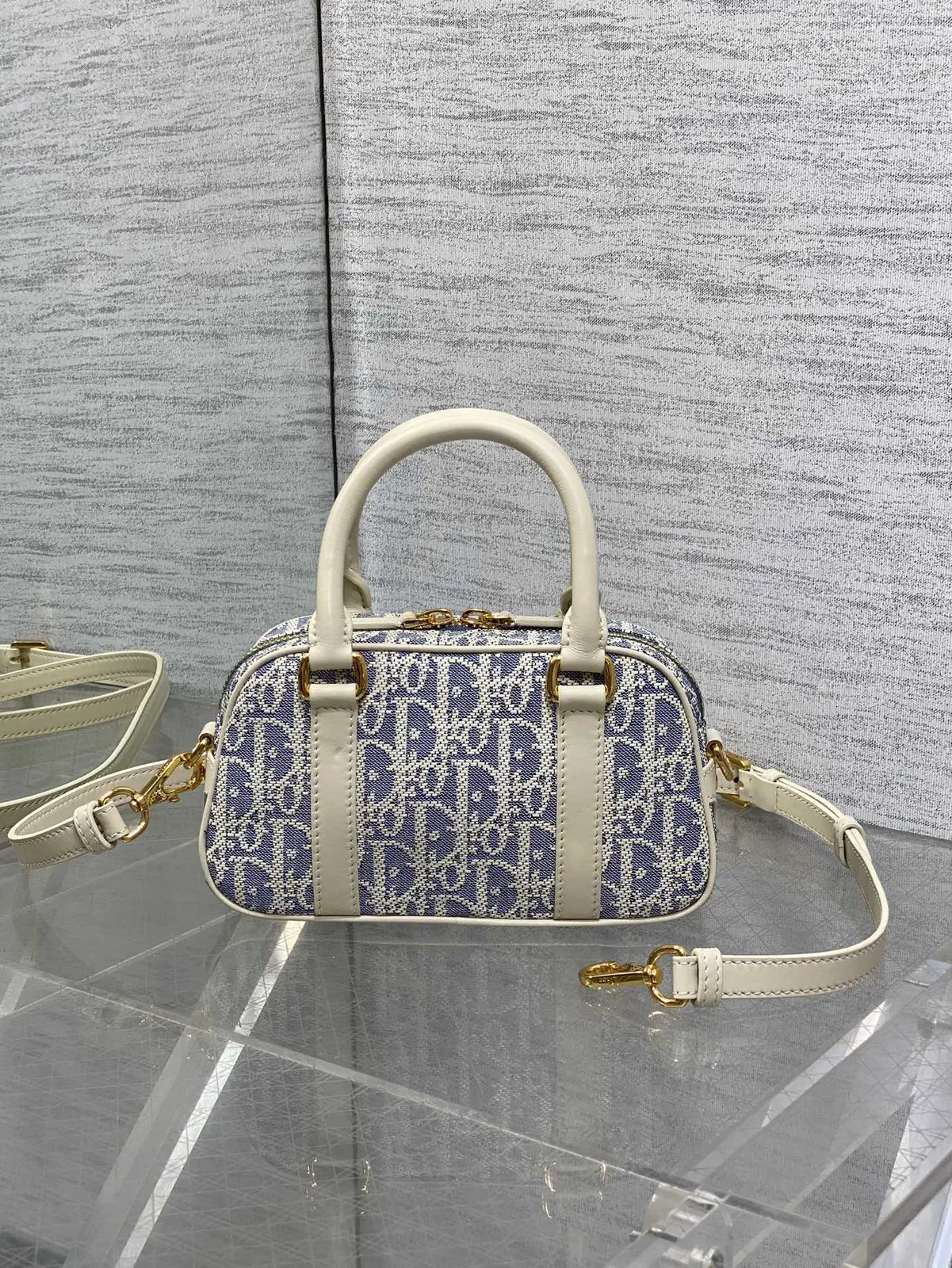 Dior D-Vibe Monogram Top Handle Bag image 1