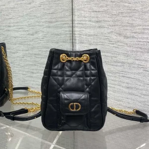 Dior Caro Multicarry Quilted Bucket Backpack image 1