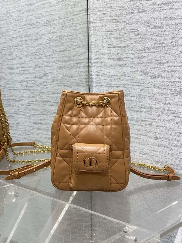 Dior Caro Multicarry Quilted Bucket Backpack image 1