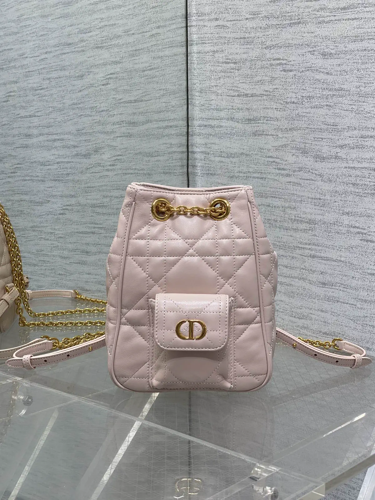Dior Quilted Bucket Bag image 1