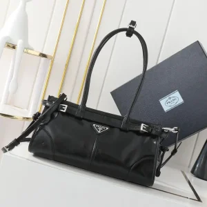 Prada Black Top Handle Crossbody Bag image 1