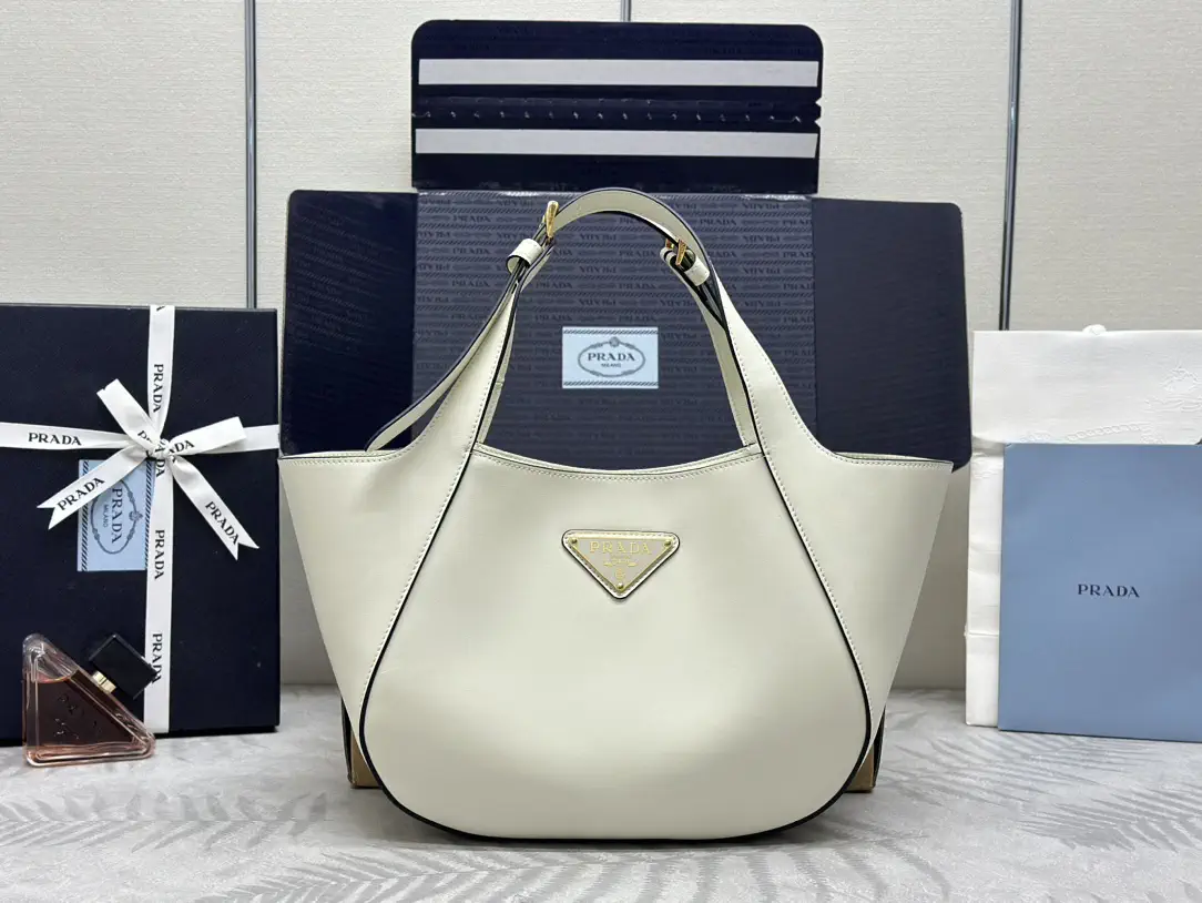 Prada Leather Tote Bag image 1