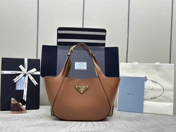 Prada Leather Tote Bag image 1