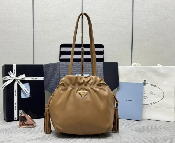 Prada Drawstring Tassel Shoulder Bag image 1