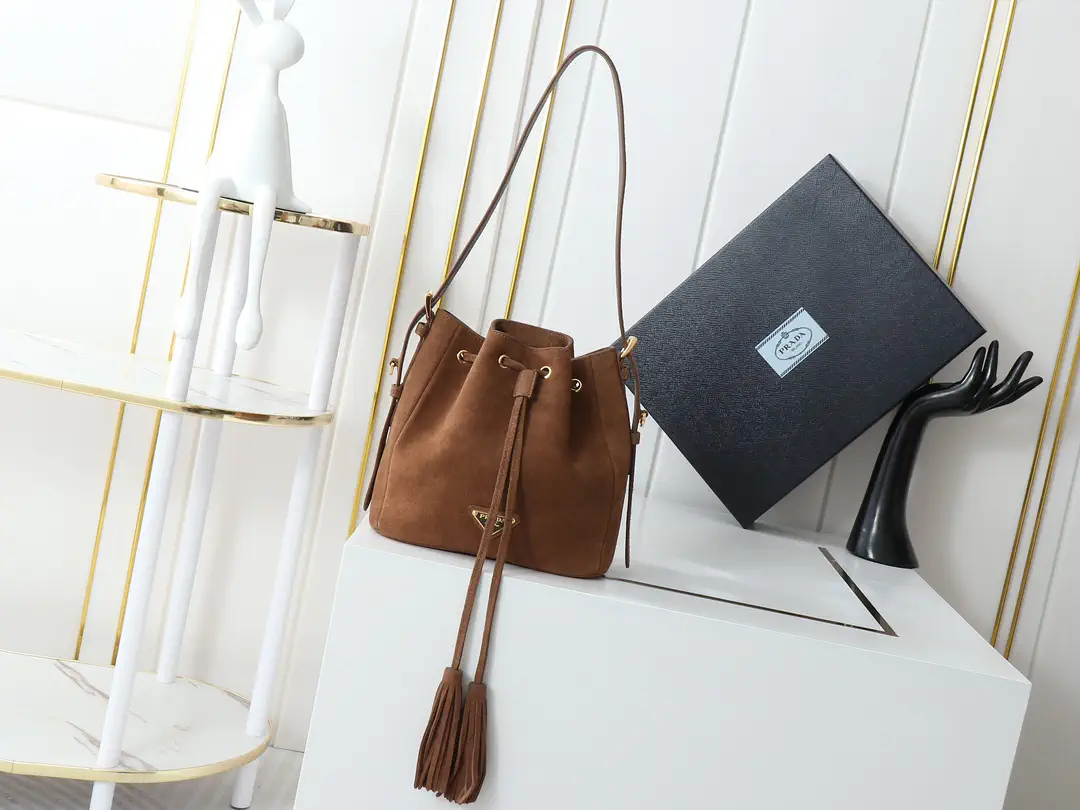 Prada Suede Bucket Bag image 1