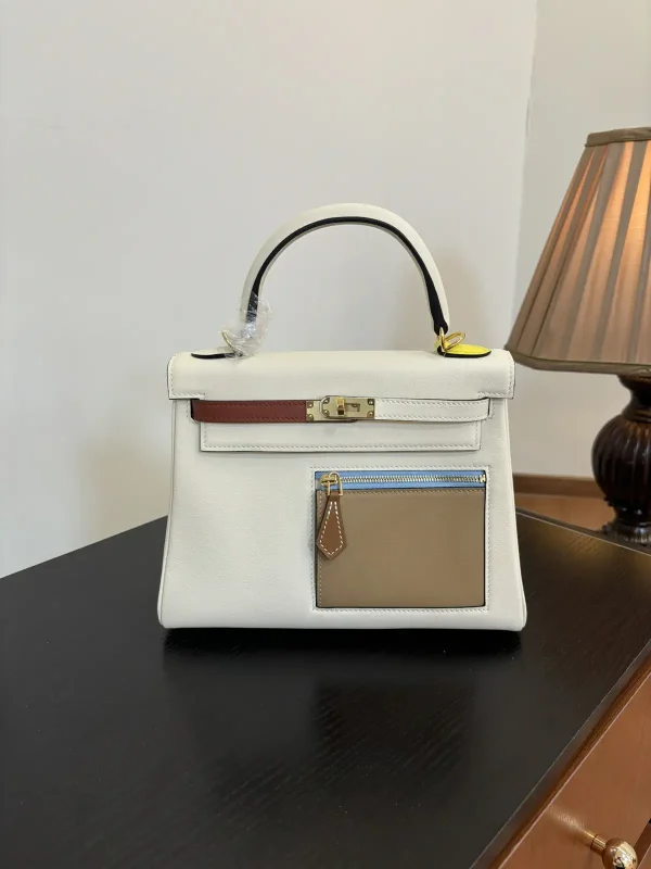 Hermès Multicolor Accent Top Handle Bag image 1