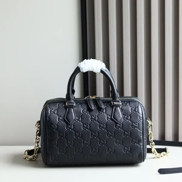 Gucci GG Emblem Small Top Handle Bag image 1