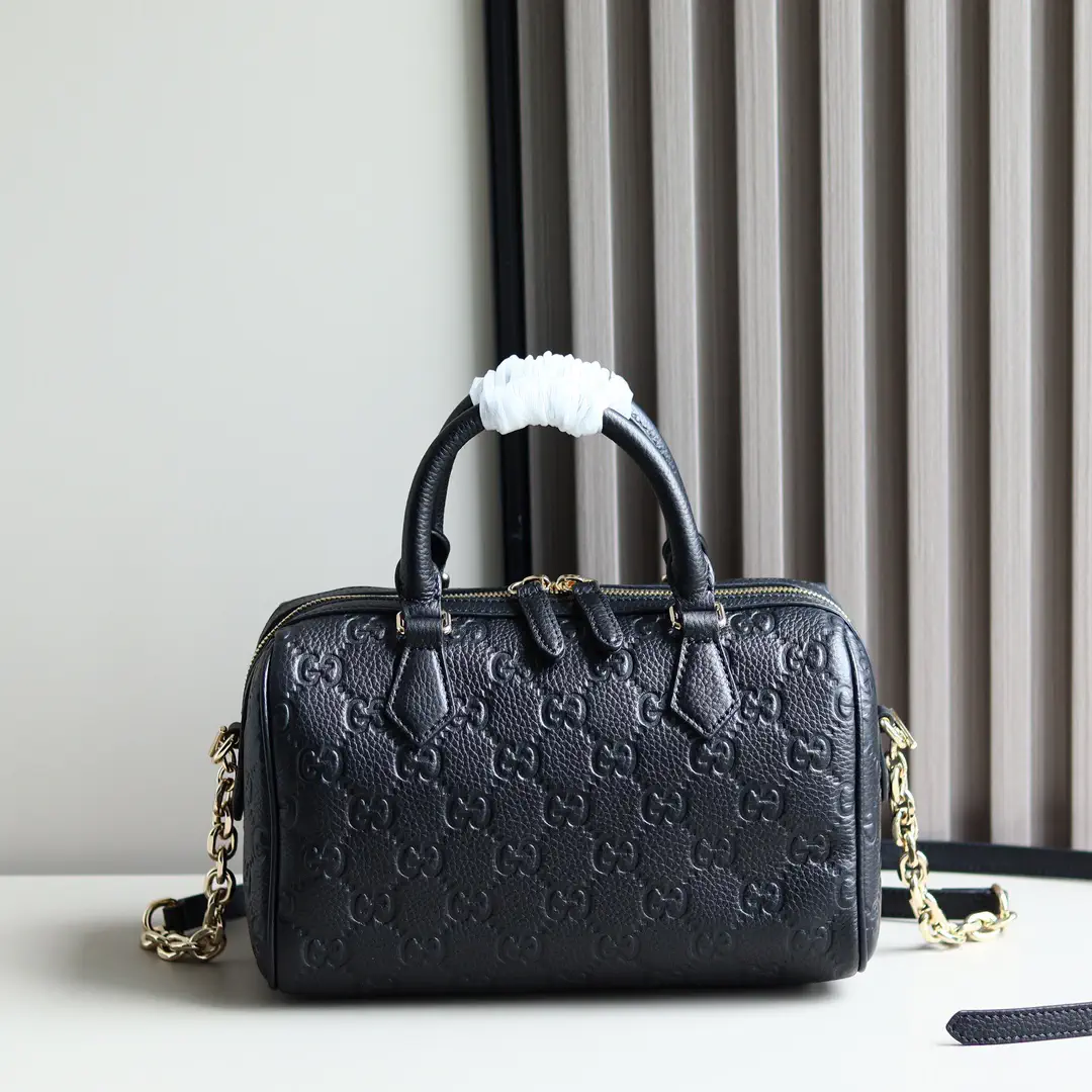 Gucci GG Emblem Small Top Handle Bag image 1