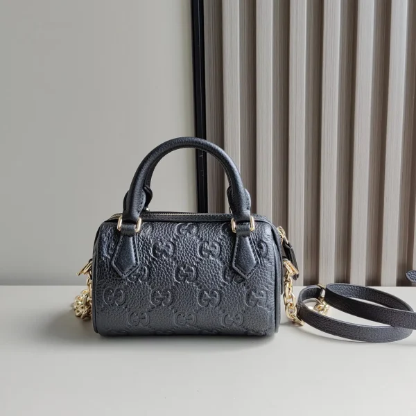 Gucci GG Emblem Super Mini Top Handle Bag image 1