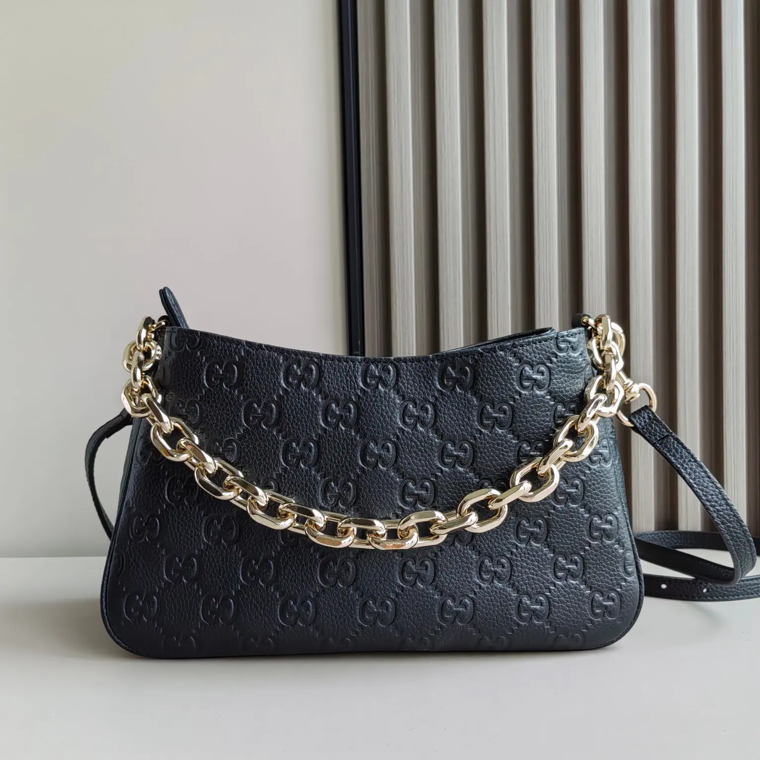 Gucci GG Emblem Small Shoulder Bag image 1
