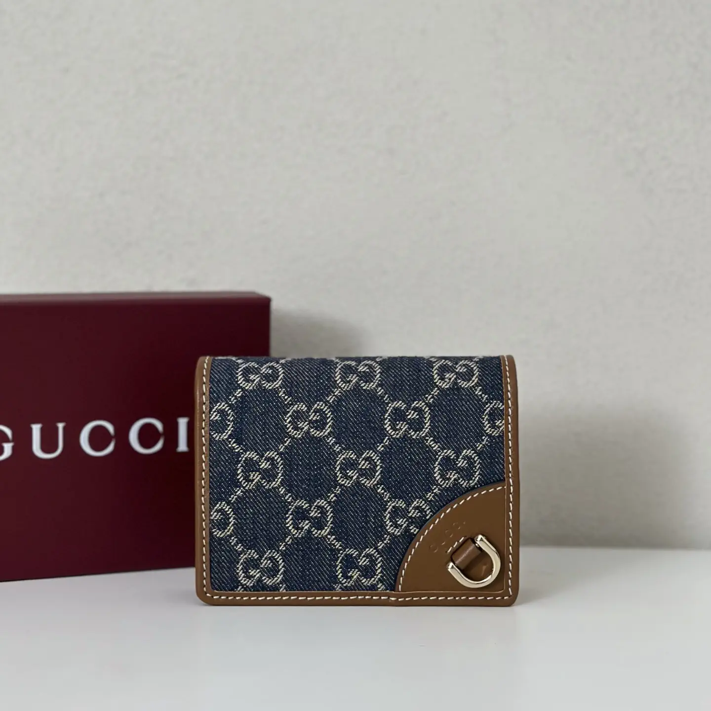 Gucci Monogram Denim Wallet image 1