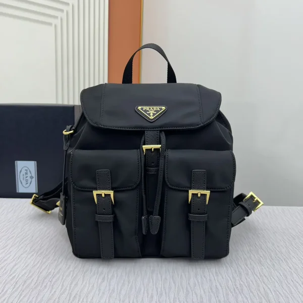 Prada Nylon Backpack with Gold Hardware image 1