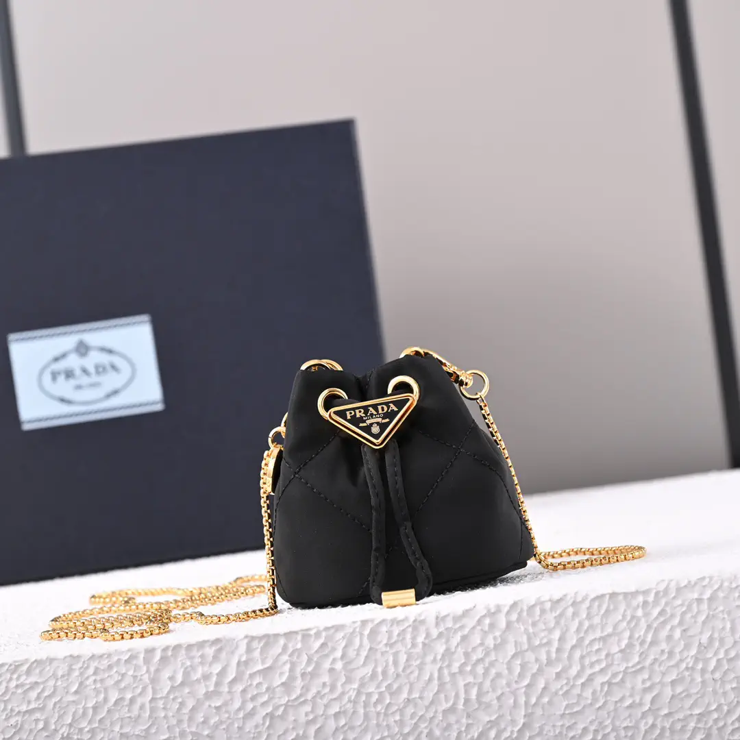 Prada Quilted Mini Bucket Bag image 1
