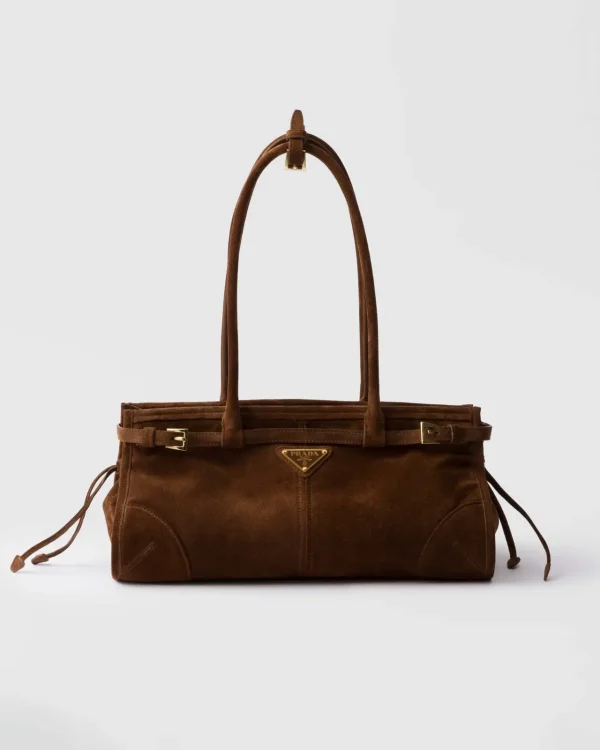 Prada Suede Shoulder Bag image 1
