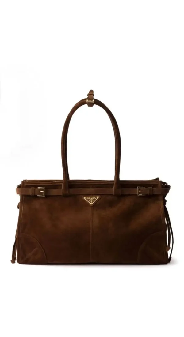 Prada Suede Shoulder Bag image 1