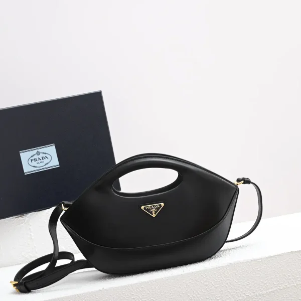 Prada Leather Top Handle Crossbody Bag image 1