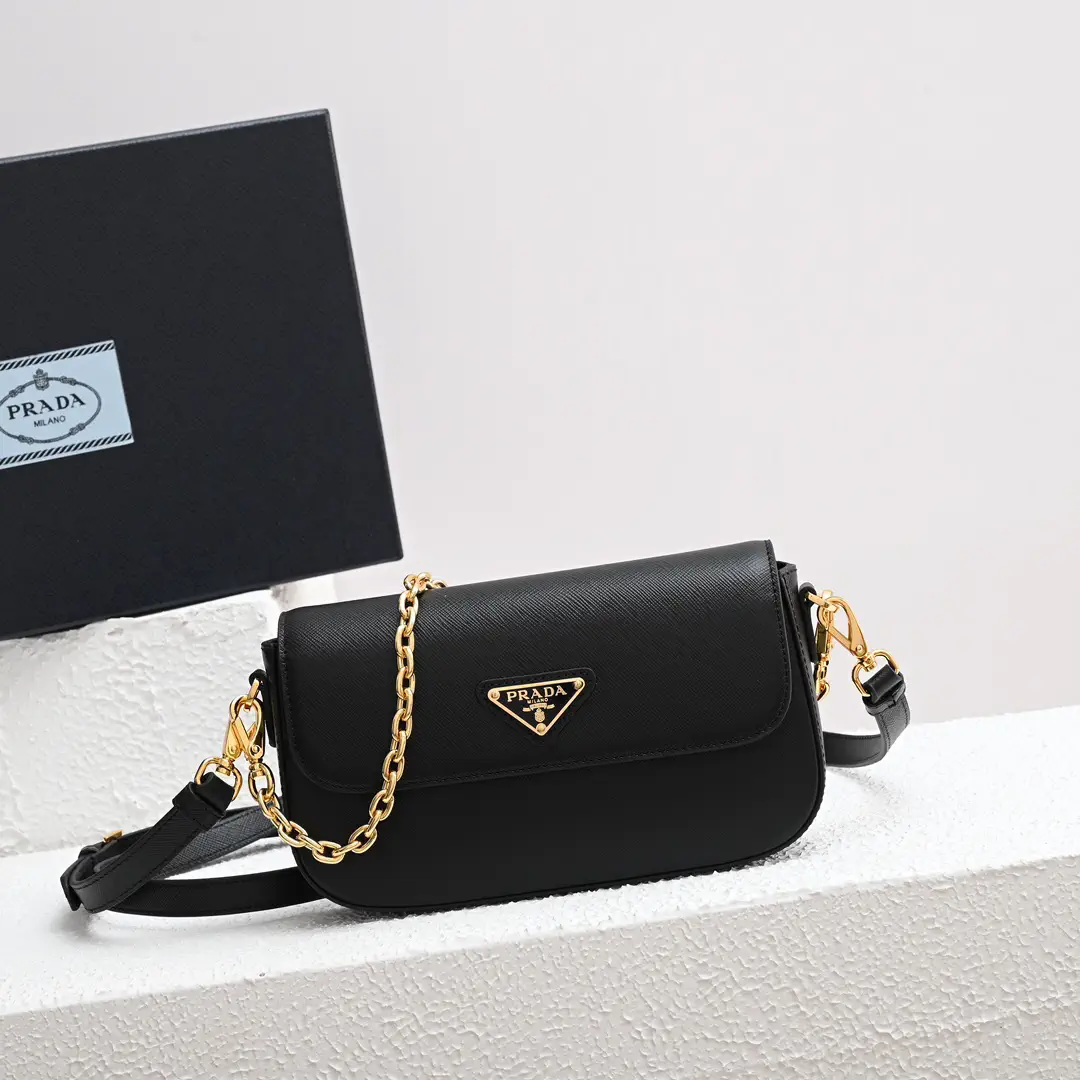 Prada Mini Saffiano Leather Crossbody Bag image 1