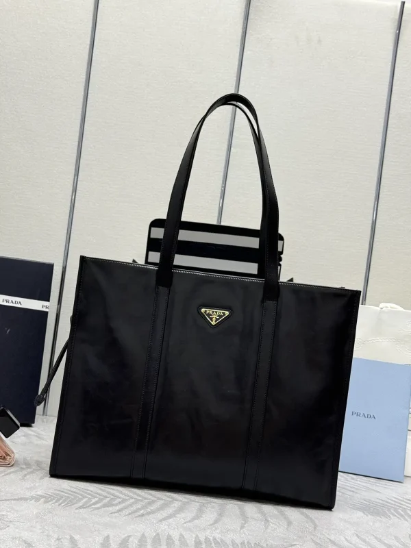 Prada Leather Tote Bag image 1