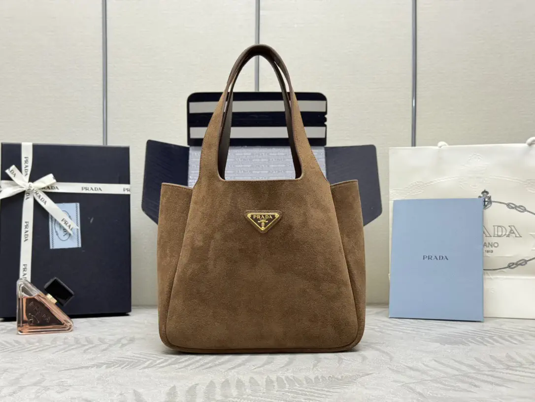 Prada Suede Bucket Bag image 1