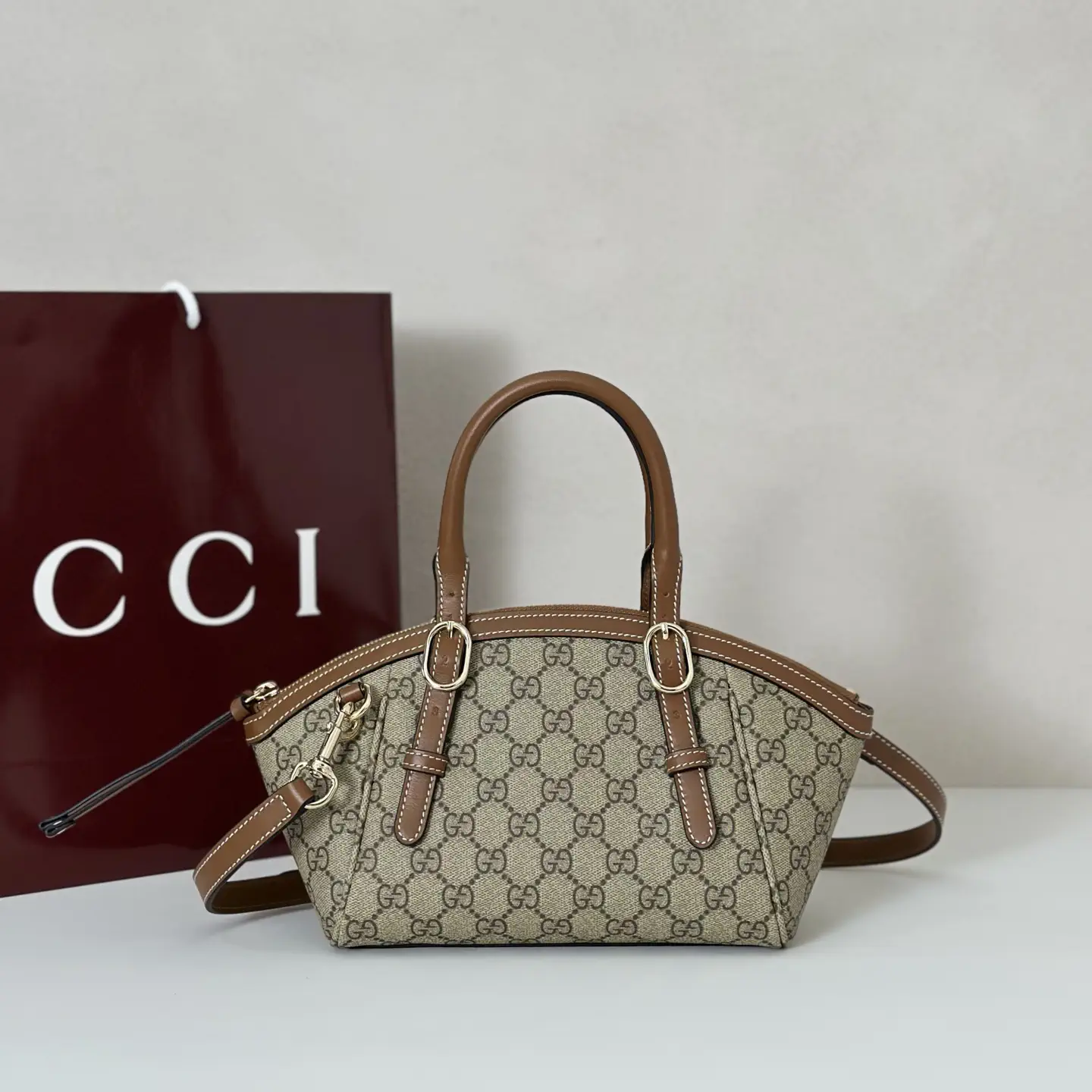 Gucci Monogram Top Handle Bag image 1