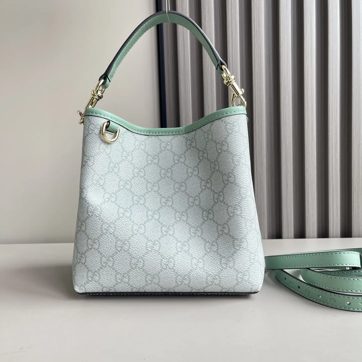 Gucci Monogram Small Bucket Bag image 1