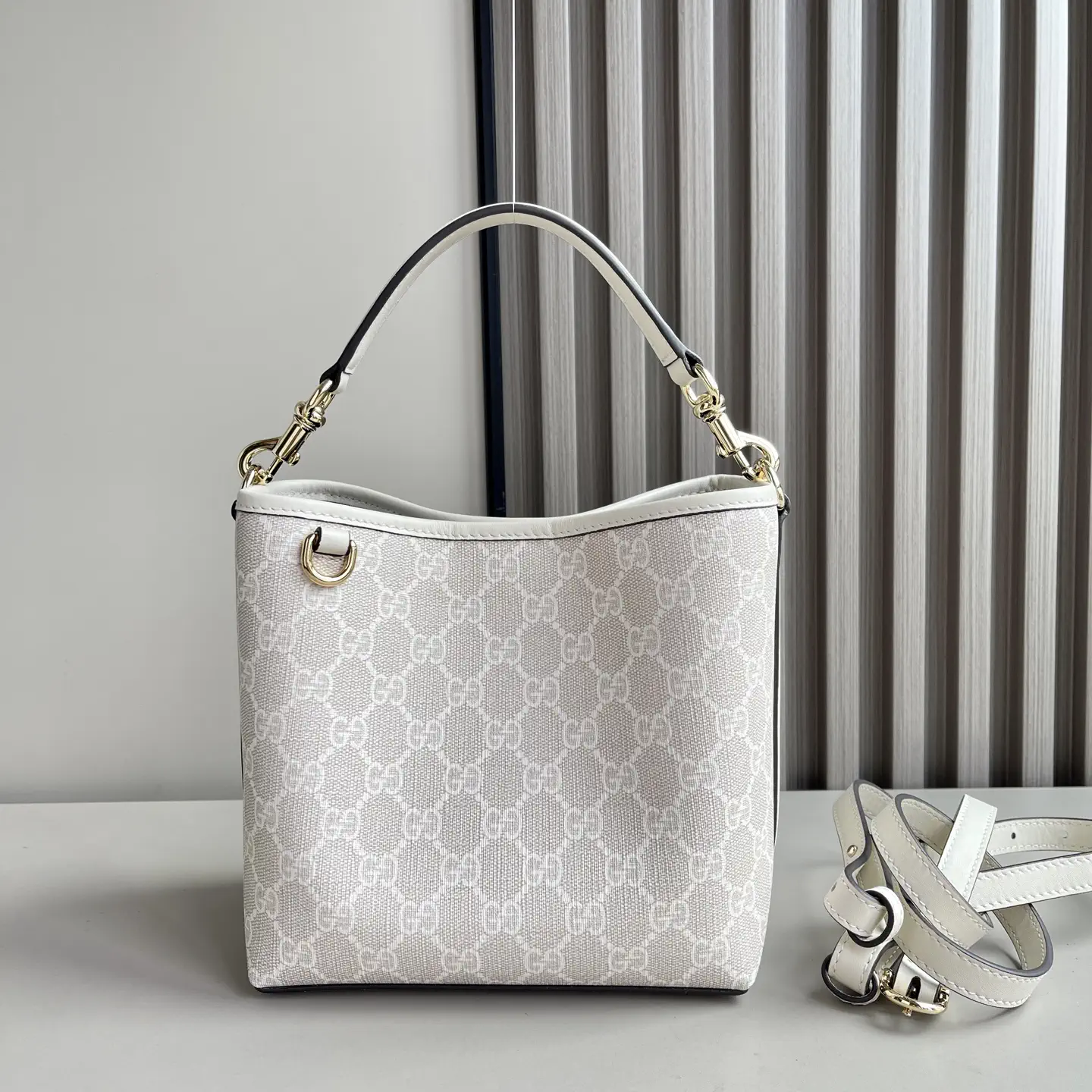 Gucci Monogram Bucket Bag image 1