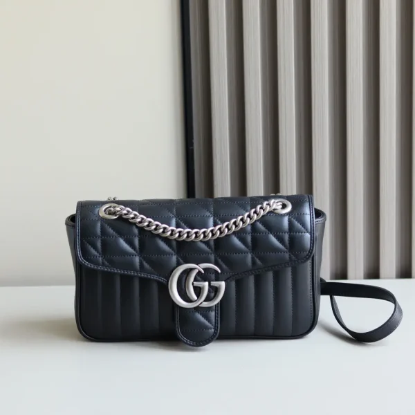 Gucci Marmont Quilted Leather Shoulder Bag image 1