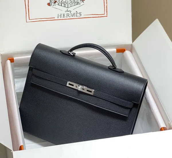 Hermès Structured Top Handle Bag image 1