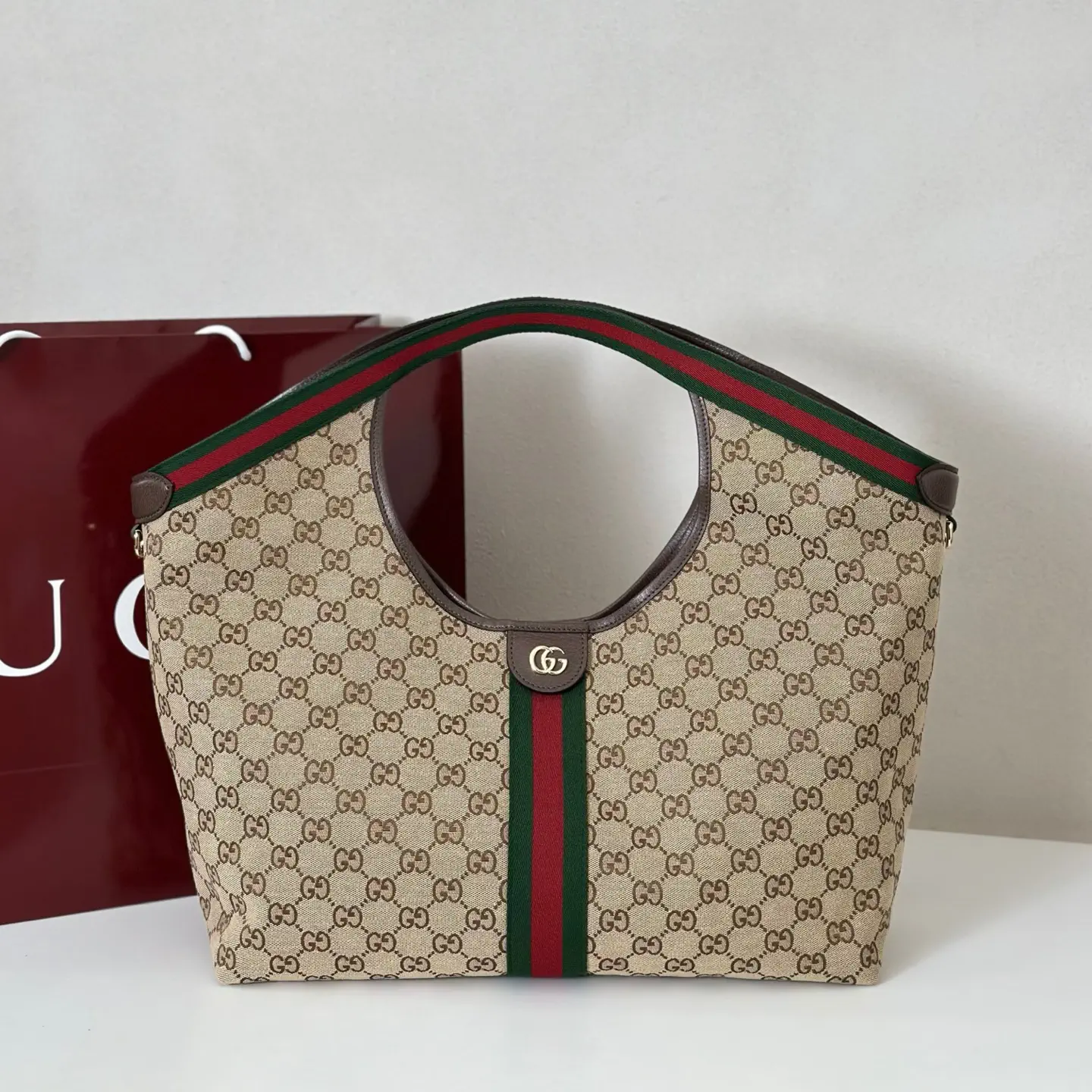 Gucci Monogram Tote Bag image 1