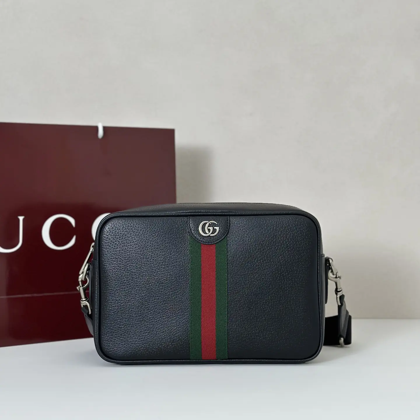 Gucci Web Stripe Crossbody Bag image 1