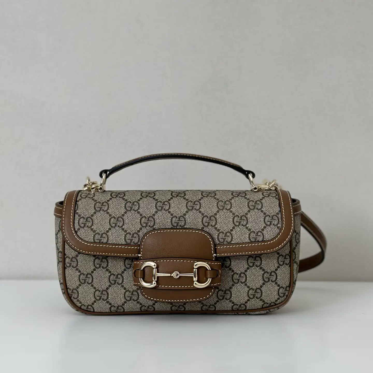 Gucci Monogram Top Handle Bag image 1