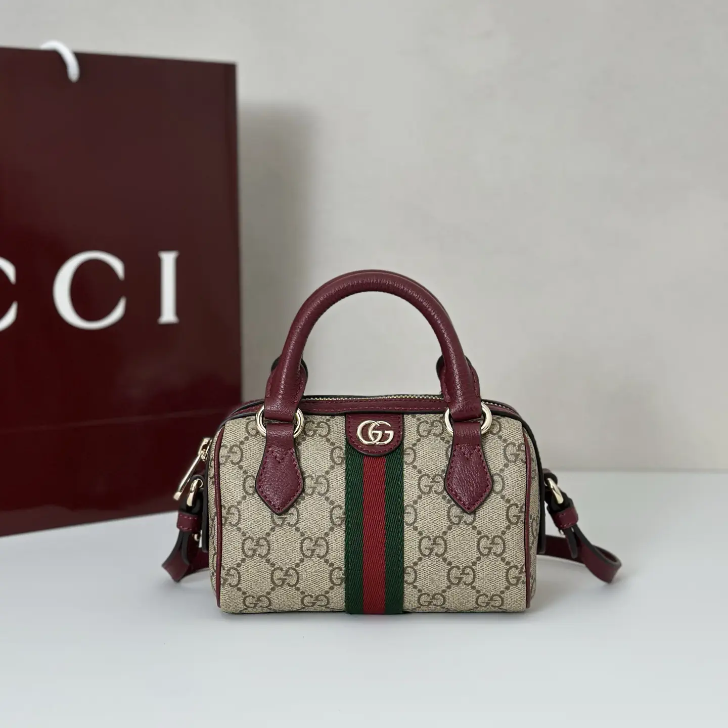 Gucci Monogram Mini Top Handle Bag image 1
