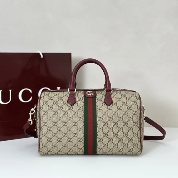 Gucci Monogram Boston Duffle Bag image 1