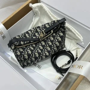 Dior Travel Nomad Monogram Clutch with Shoulder Strap image 1
