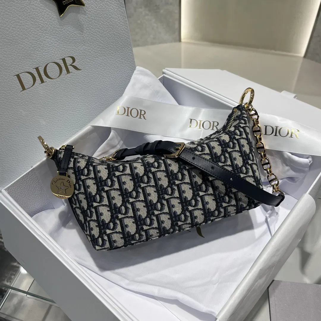 Dior Star Hobo Monogram Shoulder Bag image 1
