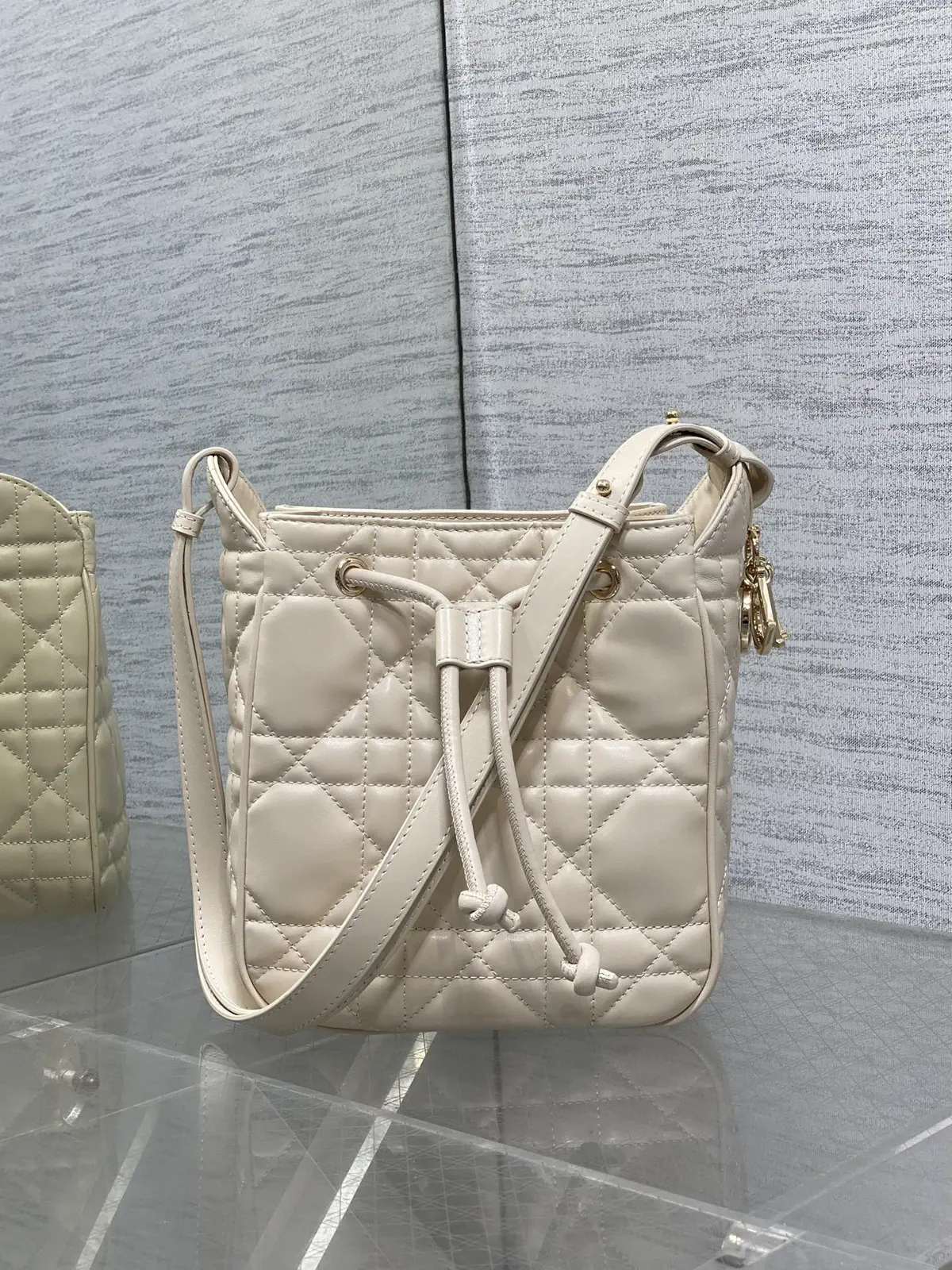 Dior Quilted Bucket Bag image 1