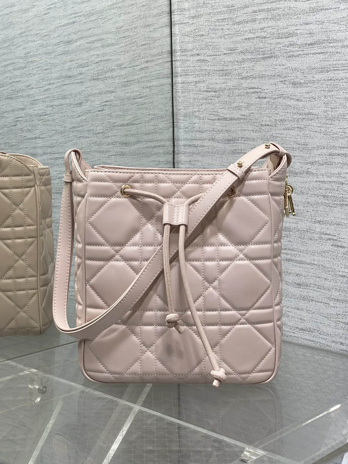 Dior Quilted Bucket Bag image 1