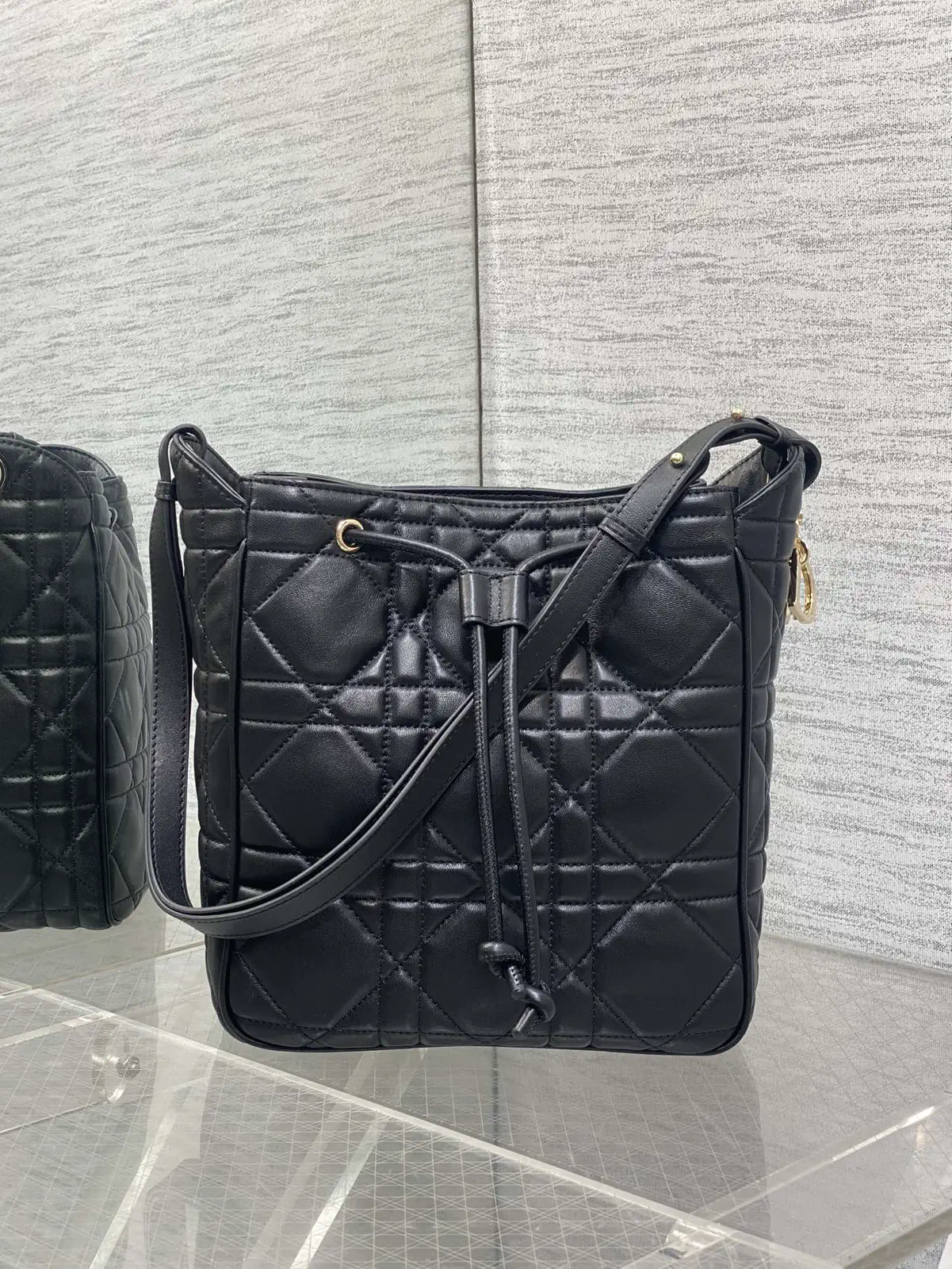 Dior Quilted Bucket Bag image 1