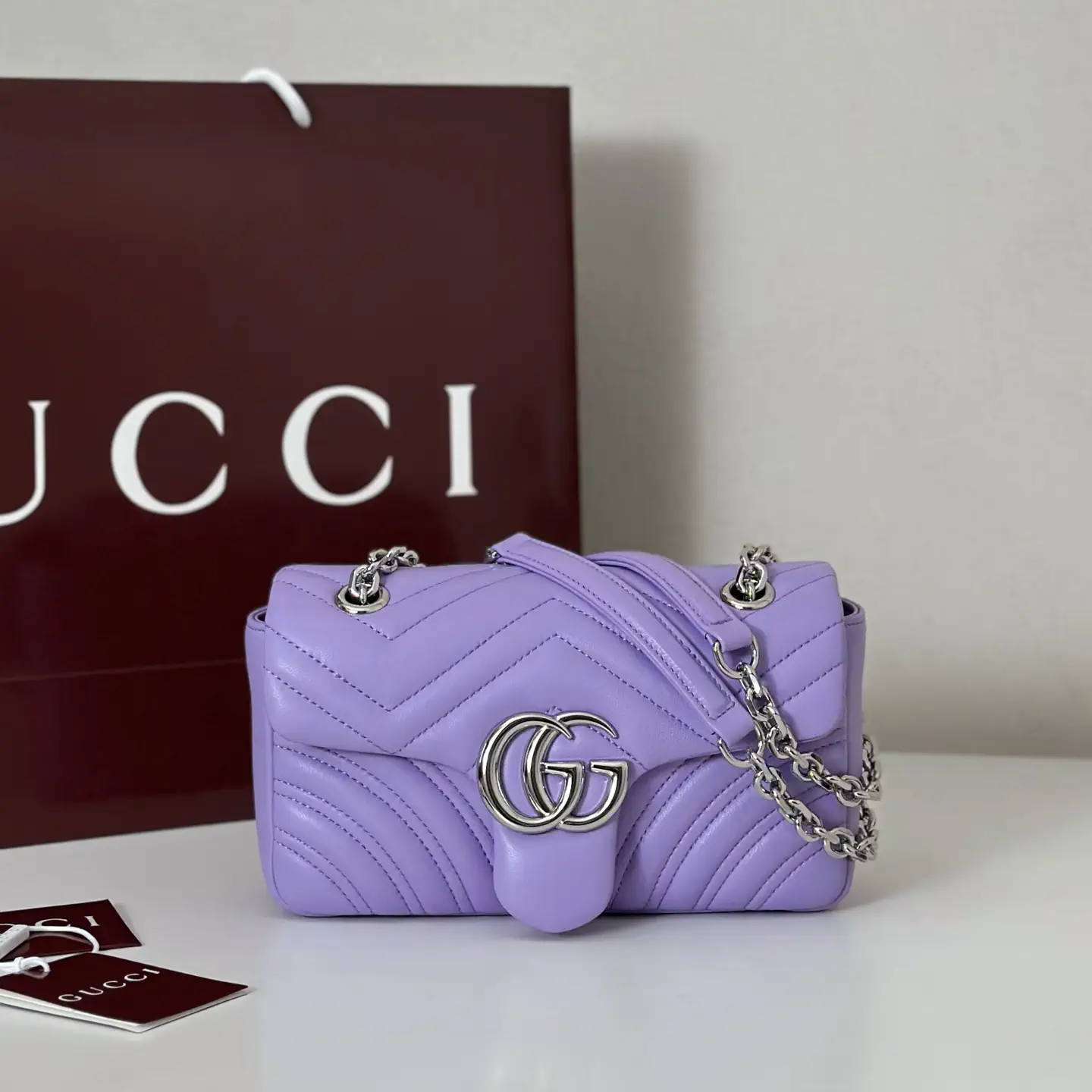 Gucci Quilted Chain Shoulder Bag image 1