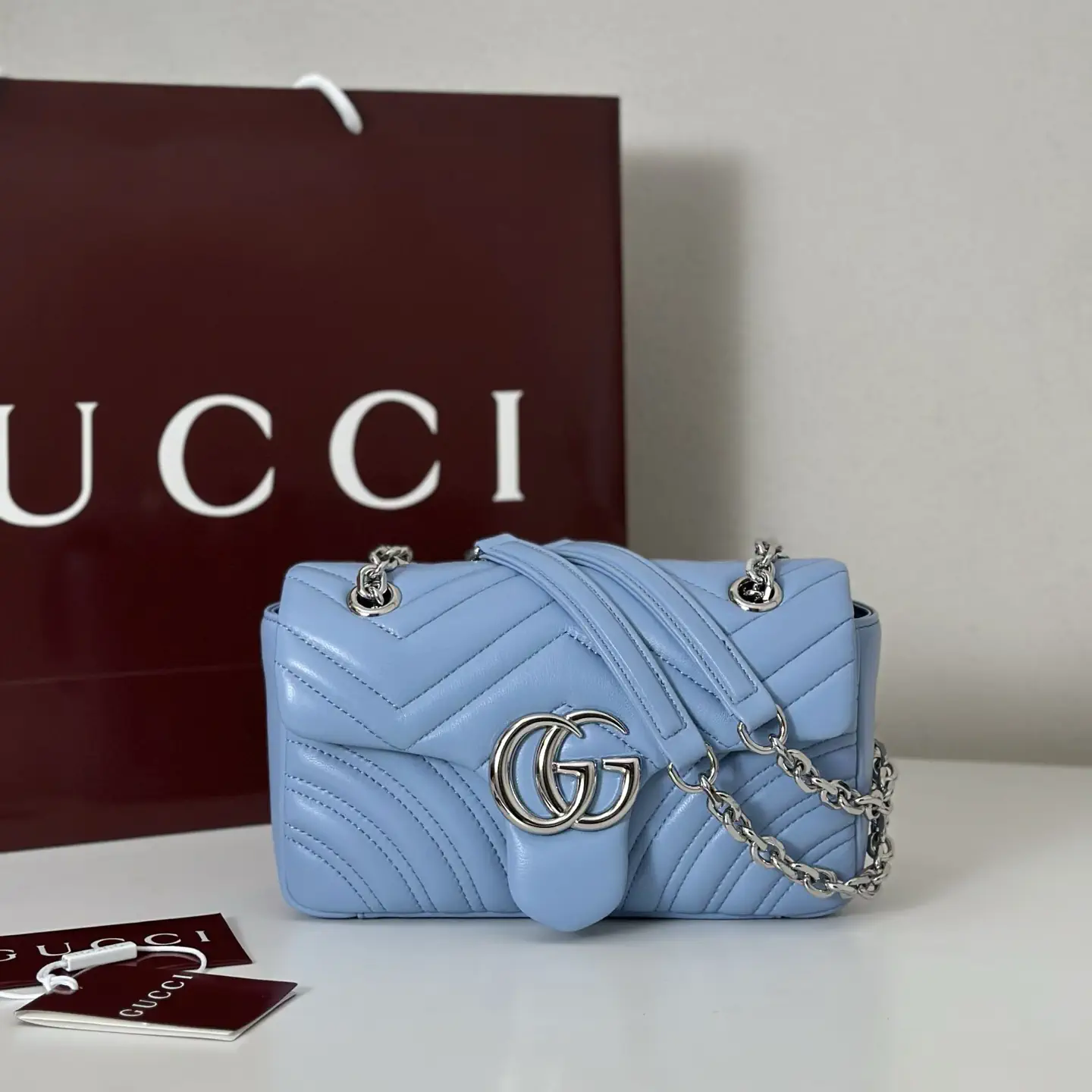 Gucci Quilted Chain Shoulder Bag image 1