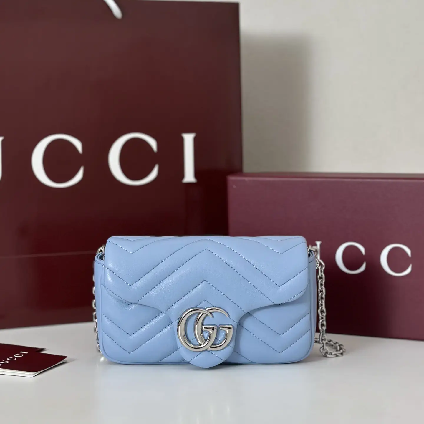 Gucci Quilted Chain Crossbody Bag image 1