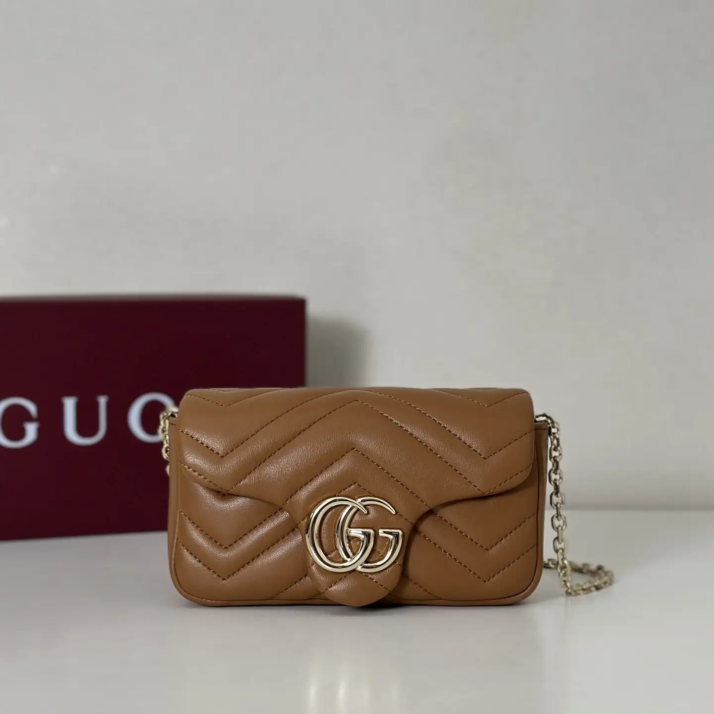 Gucci Quilted Chain Crossbody Bag image 1