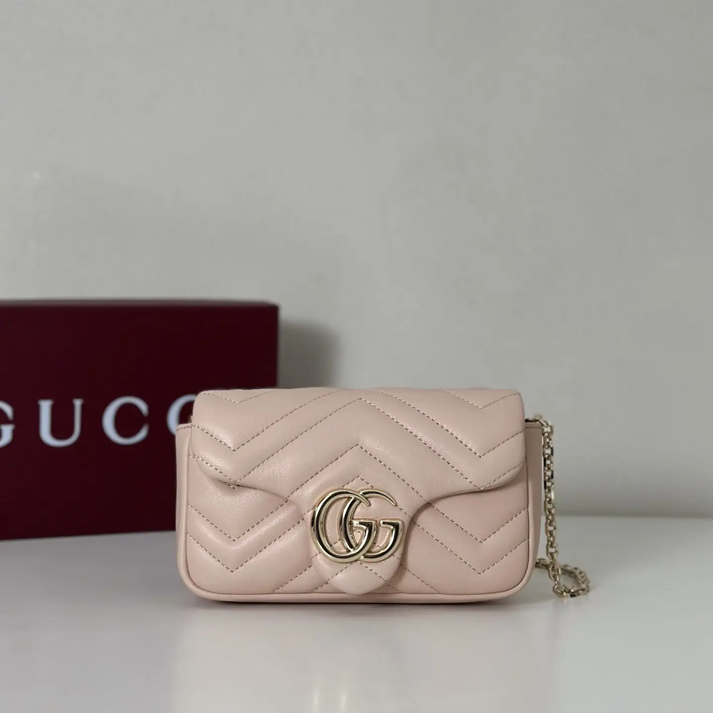 Gucci Quilted Chain Crossbody Bag image 1