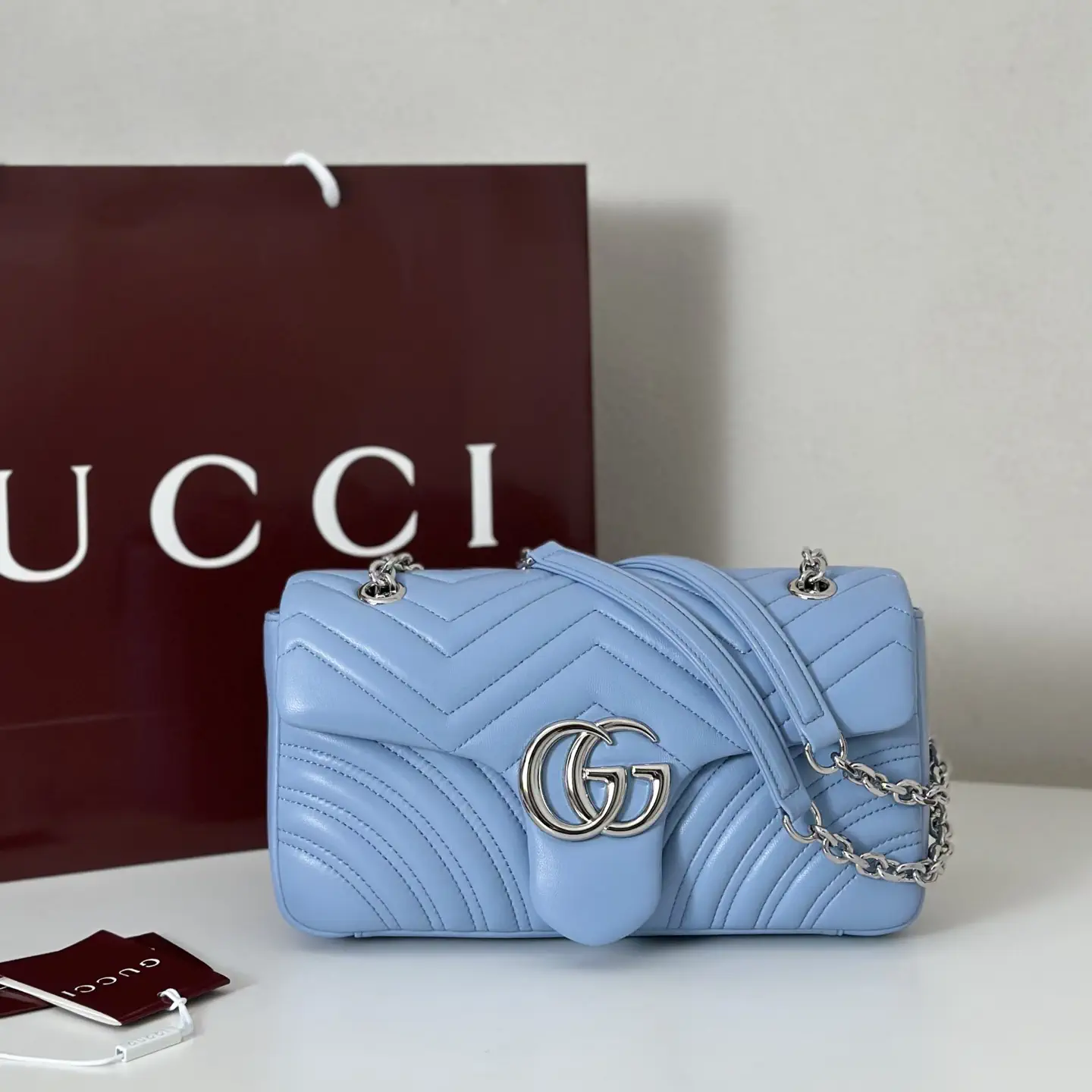 Gucci Quilted Chain Shoulder Bag image 1