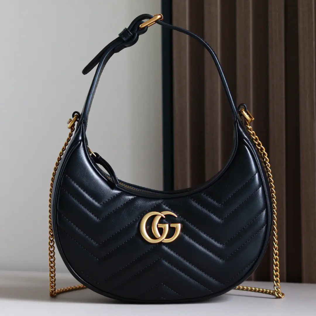 Gucci GG Marmont Half Moon Shoulder Bag image 1