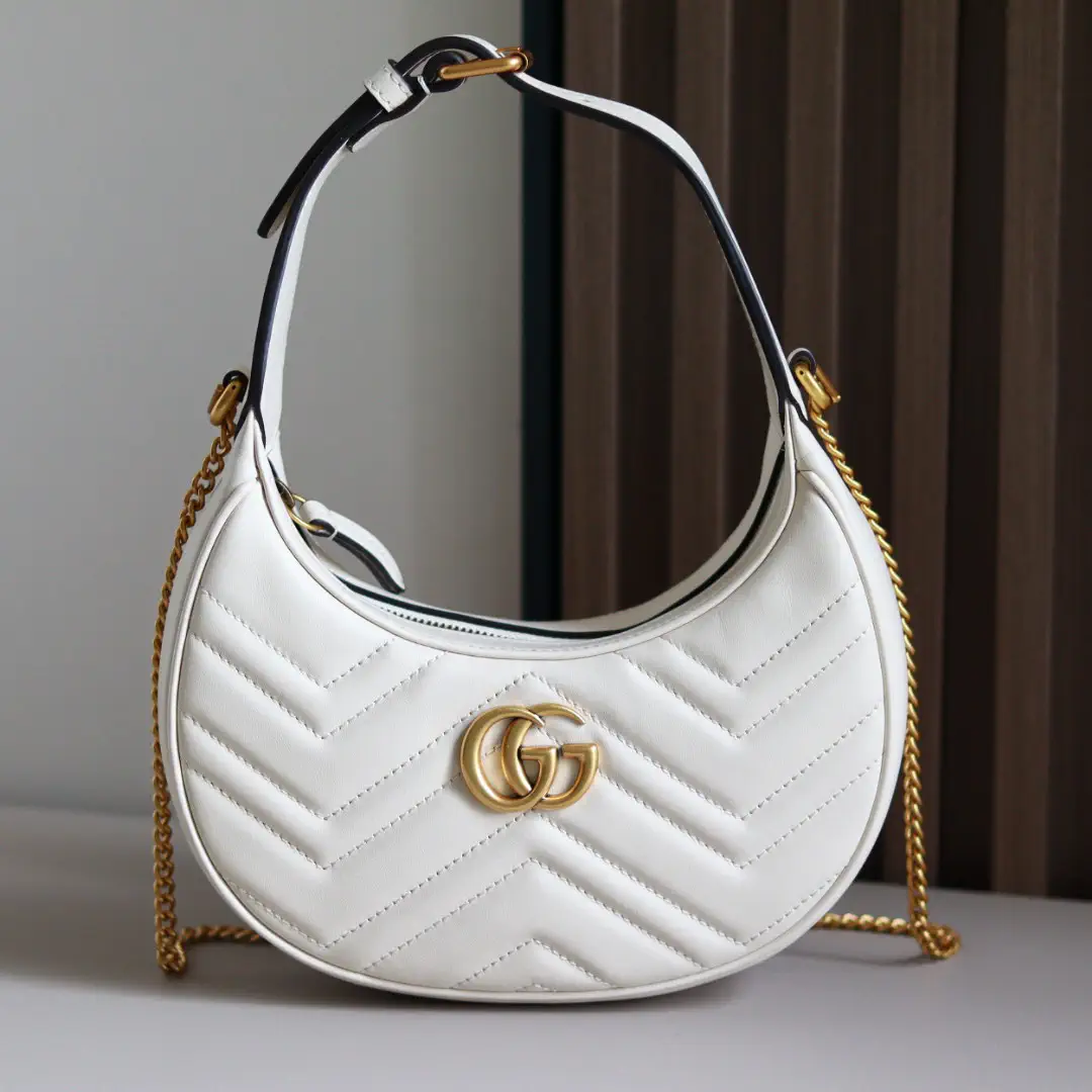 Gucci GG Marmont Half Moon Shoulder Bag image 1